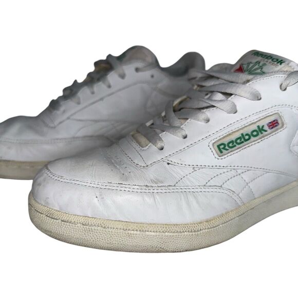 Reebok Club C 85 Chalk White Green Mens 11W Retro 90s Vintage Sneakers - Picture 9 of 16